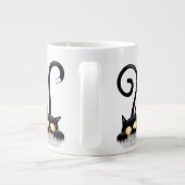 Katten Ondeugende, Speelse en Grappige Karakters Grote Koffiekop (Achterkant)