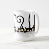 Katten Ondeugende, Speelse en Grappige Karakters Koffiemok (Voorkant rechts)