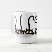 Katten Ondeugende, Speelse en Grappige Karakters Koffiemok (Voorkant links)