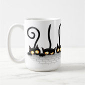 Katten Ondeugende, Speelse en Grappige Karakters Koffiemok (Links)