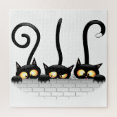 Katten Ondeugende, Speelse en Grappige Karakters Legpuzzel (Verticaal)