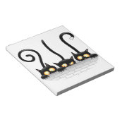 Katten Ondeugende, Speelse en Grappige Karakters Notitieblok (Schuin)