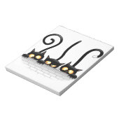 Katten Ondeugende, Speelse en Grappige Karakters Notitieblok (Linkerzijde)