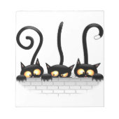 Katten Ondeugende, Speelse en Grappige Karakters Notitieblok (Voorkant)