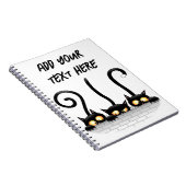 Katten Ondeugende, Speelse en Grappige Karakters Notitieboek (Rechterzijde)