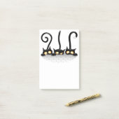 Katten Ondeugende, Speelse en Grappige Karakters Post-it® Notes (Op bureau)