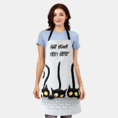 Katten Ondeugende, Speelse en Grappige Karakters Schort (Gedragen)