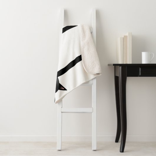 Katten Ondeugende, Speelse en Grappige Karakters Sherpa Deken (In situ)