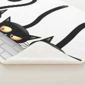 Katten Ondeugende, Speelse en Grappige Karakters Sherpa Deken (3/4)