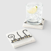 Katten Ondeugende, Speelse en Grappige Karakters Stenen Onderzetter (Zijkant)