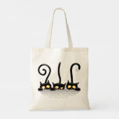 Katten Ondeugende, Speelse en Grappige Karakters Tote Bag (Achterkant)