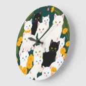 Katten ontmoeten de groep grote klok (Hoek)