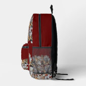 Katten ontmoetingspunt - schattig personaliseerbaa bedrukte rugzak (Rechts)