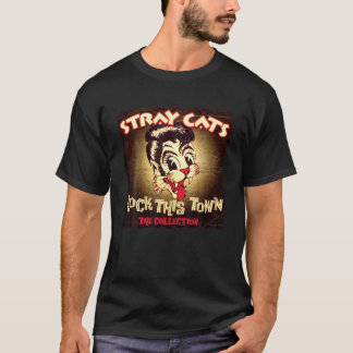  katten ontwerpen muziekband t-shirt