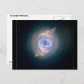 Katten Oog Nebula Briefkaart (Voorkant / Achterkant)