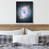 Katten Oog Nebula Canvas Afdruk (Insitu (Slaapkamer))