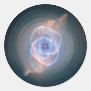 Katten Oog Nebula Ronde Sticker