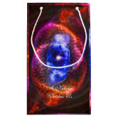 Katten Oog Vernevelde ruimte afbeelding Klein Cadeauzakje (Achterkant)