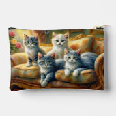 Katten op de bank - leuke scène in look etui (Achterkant)