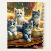 Katten op de bank - leuke scène in look planner (Achterkant)