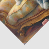 Katten op de bank - leuke scène in  look tissuepapier (Detail)