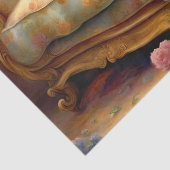 Katten op de bank - leuke scène in look tissuepapier (Detail)