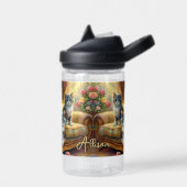 Katten op de bank - leuke scène in look waterfles (Links)