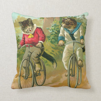  katten op de fiets kussen
