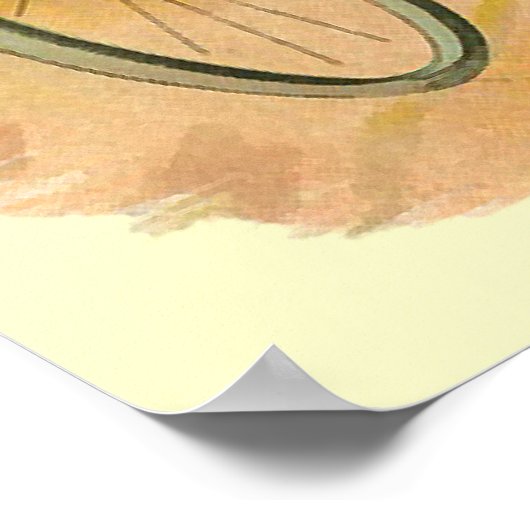  katten op de fiets poster (Hoek)