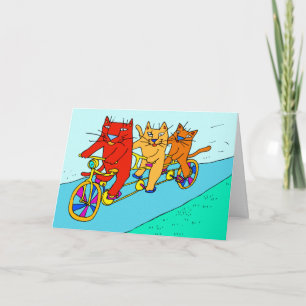 Katten op de Kaart van de Kunst van Fietsen