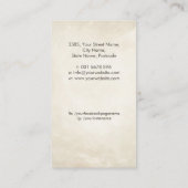 Katten op de krabpaal tekening visitekaartje (Achterkant)