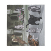 Katten op de Palace Stappen Notitieblok (Voorkant)