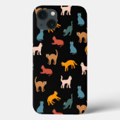 Katten op de zwarte Case-Mate iPhone case (Achterkant)