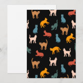 Katten op de zwarte kaart (Voorkant / Achterkant)