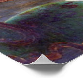 Katten op een  Antiek Poster van Piano (Hoek)