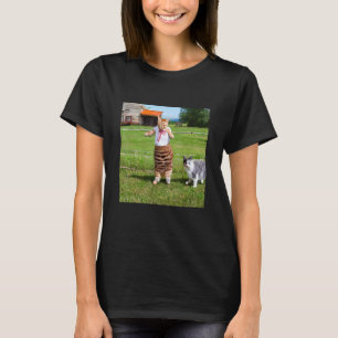 Katten op een Boerderij Schattige  kitten Kat T-shirt