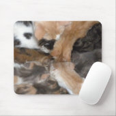 Katten op een mousepad muismat (Met muis)