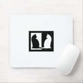 Katten op een muispad muismat (Met muis)