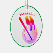 Katten op een Ornament van honkbalkeramiek (Rechts)