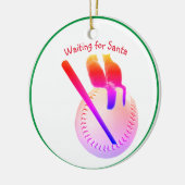 Katten op een Ornament van honkbalkeramiek (Links)