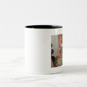 Katten op een stoel mok (Center)