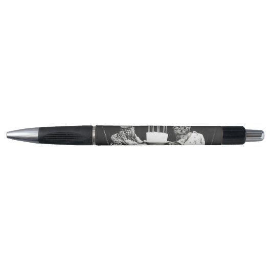 katten op een verjaardagsfeestje pen (Voorkant)