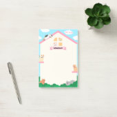 Katten op het huis post-it® notes (Kantoor)