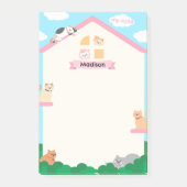 Katten op het huis post-it® notes (Voorkant)