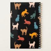 Katten op het zwart planner (Achterkant)