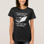 Katten op internet t-shirt (Voorkant)