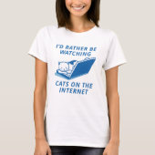 Katten op internet t-shirt (Voorkant)