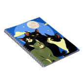 Katten op jacht naar volle maan notitieboek (Rechterzijde)