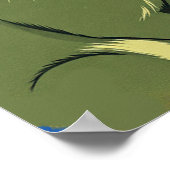 Katten op jacht naar volle maan poster (Hoek)