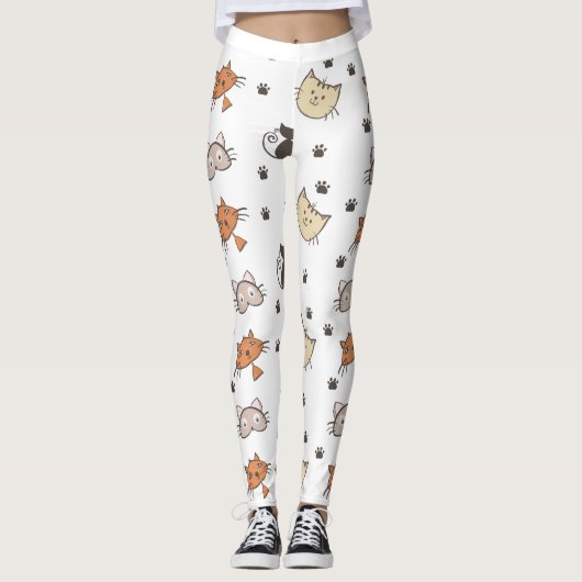 katten op leggings (Voorkant)